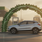 Modern Indian SUV at a fuel station representing the 2026 E20 petrol and alternative fuel choice
