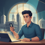 Indian borrower reviewing RBI loan recovery rules on a smartphone