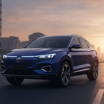 MG Hector Tomahawk seven-seat electric SUV on an Indian expressway
