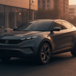 2026 Tata Curvv Series X coupe SUV on an Indian urban boulevard