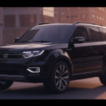 Tata Sierra DARK Edition black SUV exterior